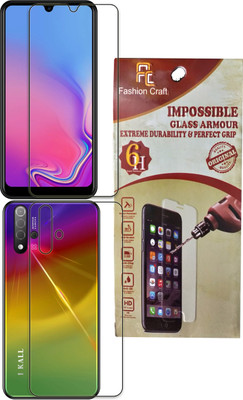 FashionCraft Front and Back Tempered Glass for I Kall k700(Pack of 2)