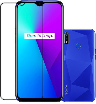 SOMTONE Front and Back Tempered Glass for Realme 3i(Pack of 1)