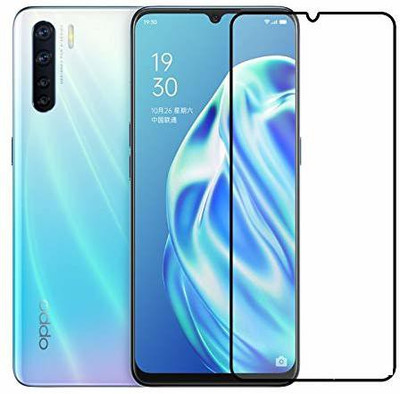 HOBBYTRONICS Edge To Edge Tempered Glass for OPPO F15(Pack of 1)