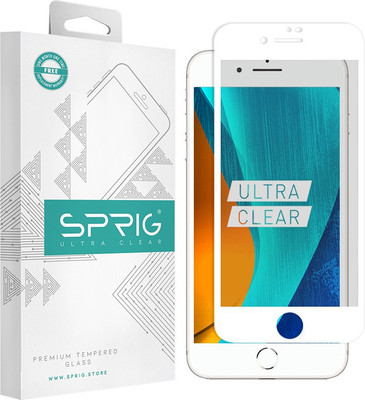 Sprig Edge To Edge Tempered Glass for Sprig Edge To Edge Tempered Glass for Apple iPhone 7, Apple iPhone 7 (Pack of 1)(Pack of 1)