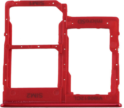Spares4ever Sim Card Tray(Compatible With Samsung Galaxy A40 A405F Red)