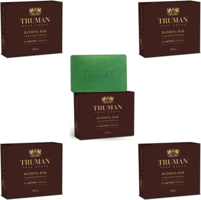 TRUMAN Bathing Bar (Pack of 5)(5 x 125 g)