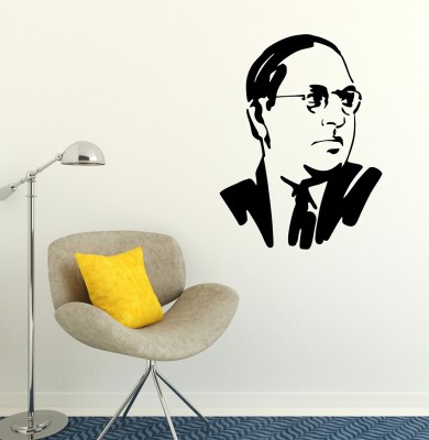 Wallzone 80 cm Dr.Ambedkar Removable Sticker(Pack of 1)