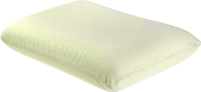 KUBER INDUSTRIES Memory Foam Solid Orthopaedic Pillow Pack of 1(Cream)