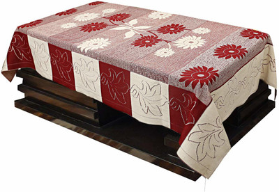 FAIRY HOME Maroon Polyester Table Linen Set(Pack of 1)