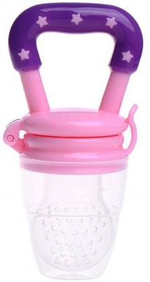 Safe-o-kid Silicone Food Fruit Nibbler Feeder(Pink)