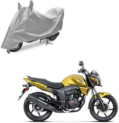 RPSENTTERPR Waterproof Two Wheeler Cover for Honda(CB Trigger, Grey)