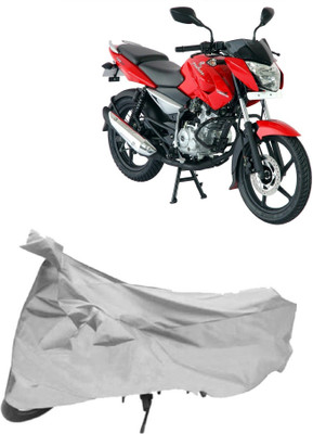 Elegance Two Wheeler Cover for Bajaj(Pulsar 135 LS DTS-i, Silver)