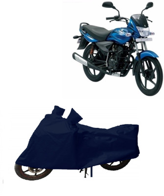 AutoRash Two Wheeler Cover for Bajaj(Platina 100 DTS-i, Blue)