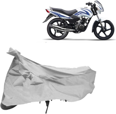 APNEK Two Wheeler Cover for TVS(Star Sport, Silver)