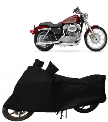 APNEK Two Wheeler Cover for Harley Davidson(XL 883, Black)