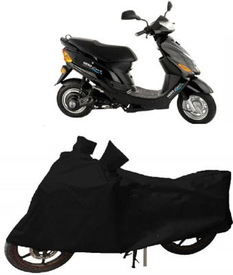 AutoRash Two Wheeler Cover for Hero(Electric Zippy, Black)