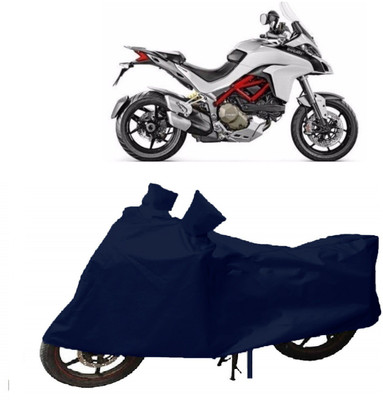 AutoRash Two Wheeler Cover for Ducati(Multistrada, Blue)