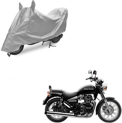 Flipkart SmartBuy Waterproof Two Wheeler Cover for Royal Enfield(Thunderbird 500, Silver)