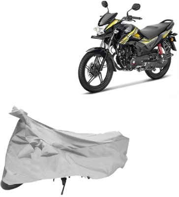 APNEK Two Wheeler Cover for Honda(CB Shine, Silver)