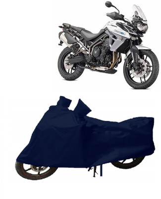 Elegance Two Wheeler Cover for Triumph(Tiger 800 XR, Blue)