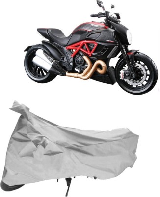 AutoRash Two Wheeler Cover for Ducati(Diavel, Silver)