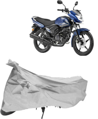 APNEK Two Wheeler Cover for Yamaha(Saluto, Silver)