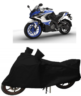 APNEK Two Wheeler Cover for Bajaj(Pulsar RS 200, Black)