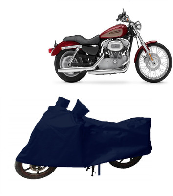 Elegance Two Wheeler Cover for Harley Davidson(XL 883, Blue)