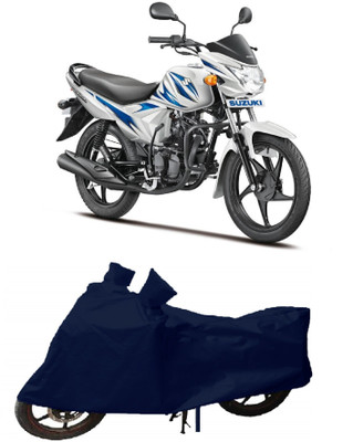 Elegance Two Wheeler Cover for Suzuki(Hayate, Blue)