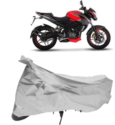 Elegance Two Wheeler Cover for Bajaj(Pulsar 200 NS DTS-i, Silver)