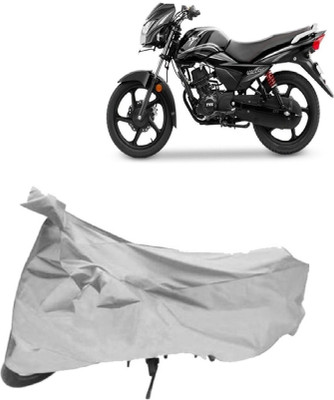 APNEK Two Wheeler Cover for TVS(Victor New, Silver)