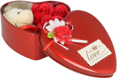 ASHIRWAD Artificial Flower, Soft Toy Gift Set