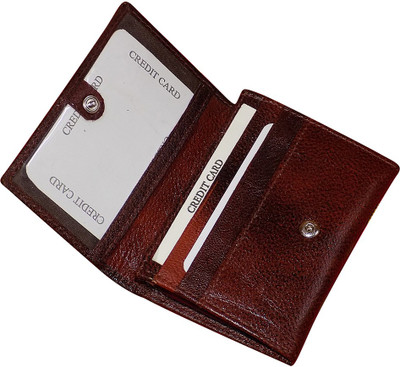 Style 98 4 Card Holder(Set of 1, Brown)
