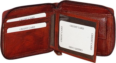 Style 98 Women Brown Genuine Leather Wallet(8 Card Slots)