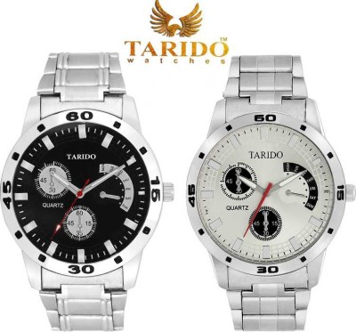 Tarido TD11611197SM13 COMBO OF BLACK & WHITE DIAL ANALOG WATCHES FOR MAN & BOYS Analog Watch  - For Boys