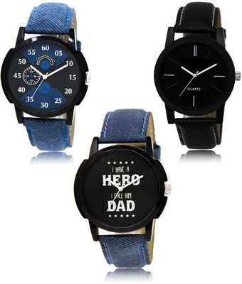 FERRIZZO New latest Designer Combo of 3 Analog Watch  - For Men