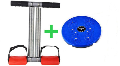 Oddish SSTTR-TWB Tummy Trimmer-Single Spring Trimmer-Tummy Twister Abdominal Exercise Ab Exerciser(Red, Black)