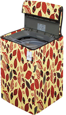 KUBER INDUSTRIES Top Loading Washing Machine  Cover(Width: 60 cm, Gold & Maroon)