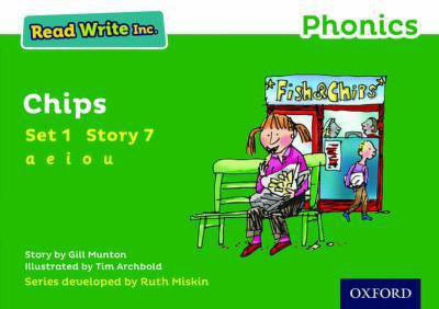 Read Write Inc. Phonics: 7 Chips (Green Set 1 Storybook)(English, Paperback, Munton Gill)