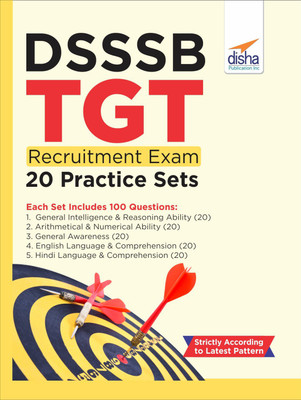 DSSSB TGT Recruitment Exam 20 Practice Sets(English, Paperback, Disha Experts)