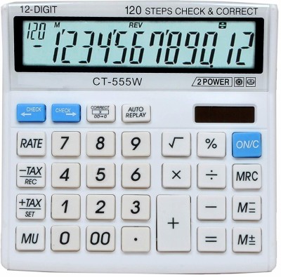 Villy 500 Financial and Business Office Desktop Basic  Calculator(12 Digit)