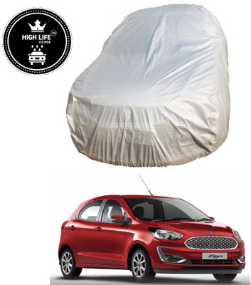 High Life Car Cover For Ford Figo (Without Mirror Pockets)(Silver)