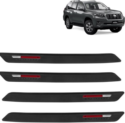 VOCADO Silicone Car Bumper Guard(Black, Pack of 4, Toyota, Prado)