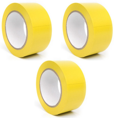 BlackDreams Single sided NA High Strength Adhesive and Accurate Length quality tape (Manual)(Yellow)