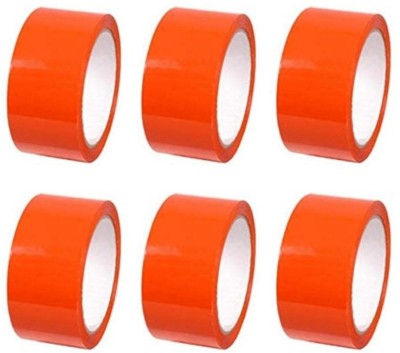 BlackDreams Single sided NA High Strength Adhesive and Accurate Length quality tape (Manual)(Orange)