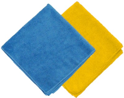 Flipkart SmartBuy Multicolour,30X40CM,250GSM,PK2 Wet and Dry Microfiber Cleaning Cloth(2 Units)