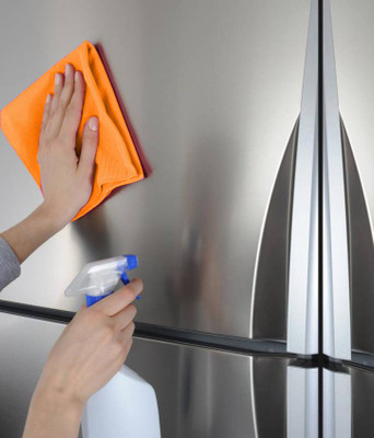 Flipkart SmartBuy Microfiber Napkin P8O Orange Cloth Napkins(8 Sheets)