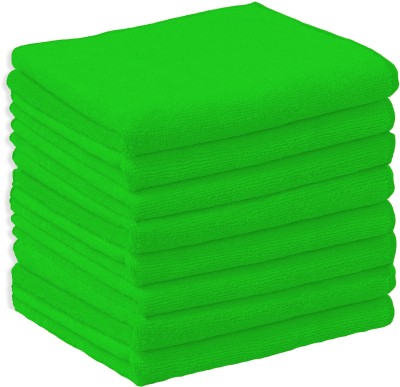 Flipkart SmartBuy Green,30X40CM,250GSM,PK8 Wet and Dry Microfiber Cleaning Cloth(8 Units)