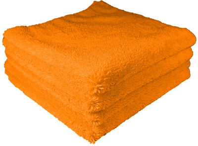 Flipkart SmartBuy Microfiber Napkin P4O Orange Cloth Napkins(4 Sheets)