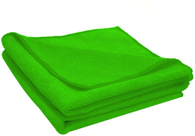 Flipkart SmartBuy Microfibre Kitchen Napkins Green pack of 2 Green Cloth Napkins(2 Sheets)