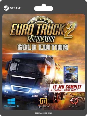 Euro Truck Gold Edition(Code in the Box - for PC)