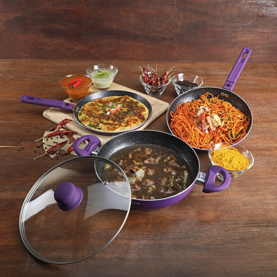 WONDERCHEF Diana Induction Bottom Non-Stick Coated Cookware Set(Aluminium, 1 - Piece)