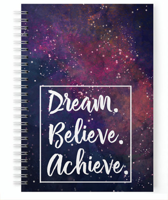 Lauret Blanc Spiral Notebook Diary Journal Unruled- A5, 160 blank pages, 80 GSM Natural Shade A5 Diary Unruled 160 Pages(Multicolor)