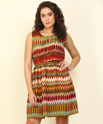 fit and flare dress flipkart